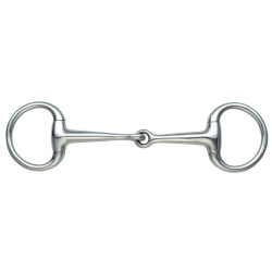 Olivenkopfgebiss Bradoon Shires kleine Ringe Edelstahl