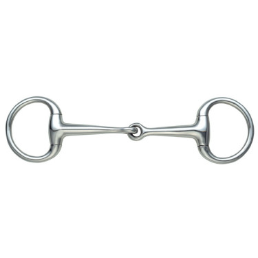 Olivenkopfgebiss Bradoon Shires kleine Ringe Edelstahl