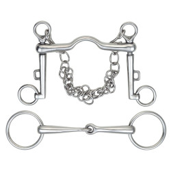 Shires-Kandarengebiss-Set Edelstahl Shires-Kandarengebiss-Set Edelstahl