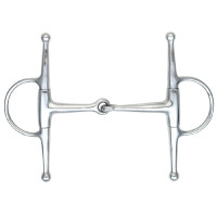 Olivenkopfgebiss mit Nadeltrensen Shires Edelstahl Olivenkopfgebiss mit Nadeltrensen Shires Edelstahl