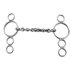 Shires Gebiss Pessoa mit Kugeln Edelstahl