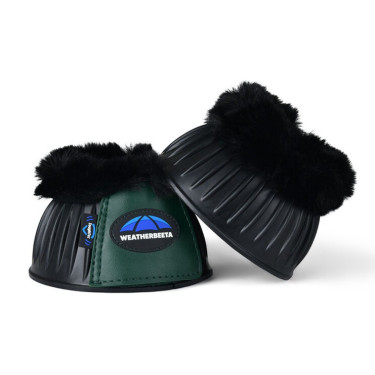 Weatherbeeta Tough-Tec Prime Gummiglocken mit Fleecefutter Schwarz / Waldgrün