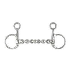 Shires Baucher Gebiss mit Kugeln Edelstahl Shires Baucher Gebiss mit Kugeln Edelstahl