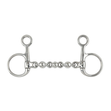 Shires Baucher Gebiss mit Kugeln Edelstahl Shires Baucher Gebiss mit Kugeln Edelstahl