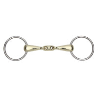 Gebiss 18 mm Shires Messing Gold Gebiss 18 mm Shires Messing Gold