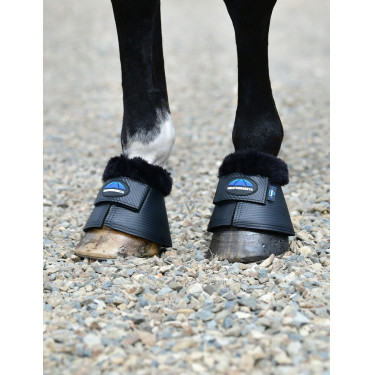 Weatherbeeta Tough-Tec Hufglocken mit Fleeceborte Schwarz