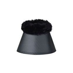 Weatherbeeta Tough-Tec Hufglocken mit Fleeceborte Schwarz