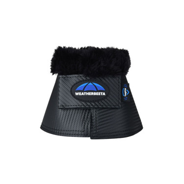 Weatherbeeta Tough-Tec Hufglocken mit Fleeceborte Schwarz