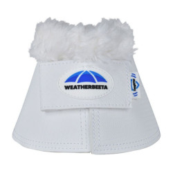 Weatherbeeta Tough-Tec Hufglocken mit Fleeceborte Weiß Wei&amp;szlig;