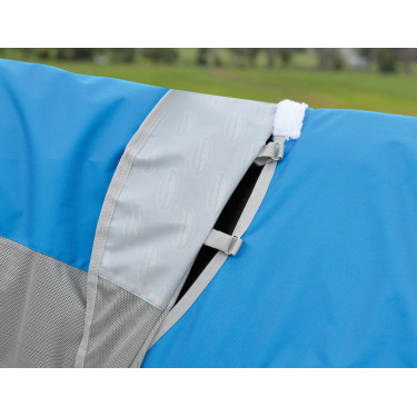 Weatherbeeta ComFiTec Dual Shield wasserdichte Fliegendecke mit abnehmbarem Halsteil Blau / Grau Weatherbeeta ComFiTec Dual Shield wasserdichte Fliegendecke mit abnehmbarem Halsteil Blau / Grau