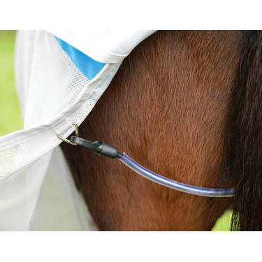 Weatherbeeta ComFiTec Dual Shield wasserdichte Fliegendecke mit abnehmbarem Halsteil Blau / Grau Weatherbeeta ComFiTec Dual Shield wasserdichte Fliegendecke mit abnehmbarem Halsteil Blau / Grau