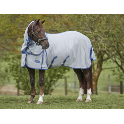 WeatherBeeta ComFiTec Airflow II Fliegendecke mit abnehmbarem Halsstück Grau / Blau / Grau