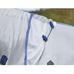 WeatherBeeta ComFiTec Airflow II Fliegendecke mit abnehmbarem Halsstück Grau / Blau / Grau WeatherBeeta ComFiTec Airflow II Fliegendecke mit abnehmbarem Halsstück Grau / Blau / Grau