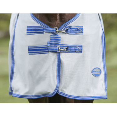 WeatherBeeta ComFiTec Airflow II Fliegendecke mit abnehmbarem Halsstück Grau / Blau / Grau WeatherBeeta ComFiTec Airflow II Fliegendecke mit abnehmbarem Halsstück Grau / Blau / Grau