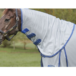 WeatherBeeta ComFiTec Airflow II Fliegendecke mit abnehmbarem Halsstück Grau / Blau / Grau WeatherBeeta ComFiTec Airflow II Fliegendecke mit abnehmbarem Halsstück Grau / Blau / Grau