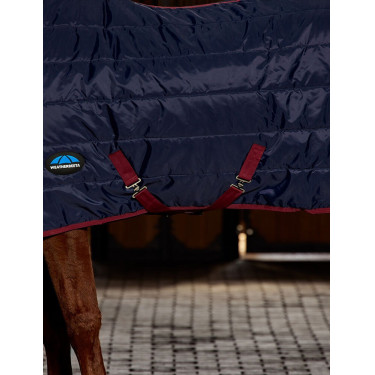 Weatherbeeta ComFiTec 210D Channel 100 g Stalldecke Marine / Burgunder Weatherbeeta ComFiTec 210D Channel 100 g Stalldecke Marine / Burgunder