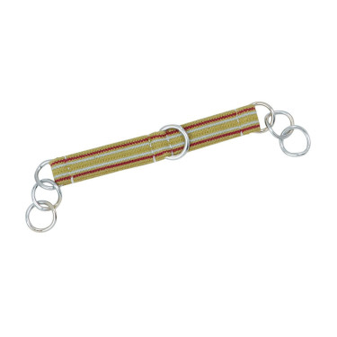 Elastische Kinnkette Shires Grau / Rot
