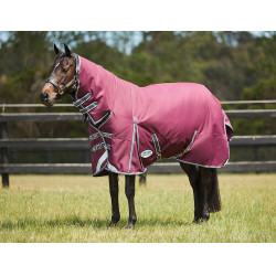 Decke WeatherBeeta ComFiTec Plus Dynamic II Combo mit Halsteil Medium Bordeaux / Grau / Weiß