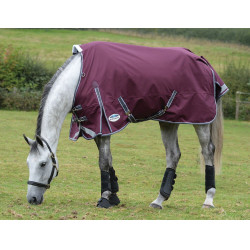 Weatherbeeta ComFiTec Plus Dynamic II Medium / Lite Decke Bordeaux / Grau / Weiß Weatherbeeta ComFiTec Plus Dynamic II Medium / Lite Decke Bordeaux / Grau / Weiß