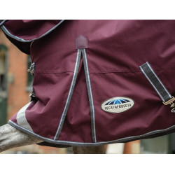 Weatherbeeta ComFiTec Plus Dynamic II Medium / Lite Decke Bordeaux / Grau / Weiß Weatherbeeta ComFiTec Plus Dynamic II Medium / Lite Decke Bordeaux / Grau / Weiß