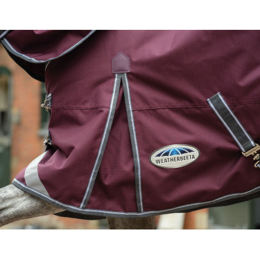 Weatherbeeta ComFiTec Plus Dynamic II Medium / Lite Decke Bordeaux / Grau / Weiß Weatherbeeta ComFiTec Plus Dynamic II Medium / Lite Decke Bordeaux / Grau / Weiß