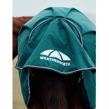 Weatherbeeta ComFiTec Plus Dynamic Regendecke 100 g High Neck Waldgrün / Marineblau Grün Weatherbeeta ComFiTec Plus Dynamic Regendecke 100 g High Neck Waldgrün / Marineblau Grün