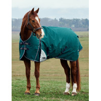 Weatherbeeta ComFiTec Plus Dynamic Regendecke 100 g High Neck Waldgrün / Marineblau Gr&amp;amp;amp;amp;amp;amp;amp;amp;uuml;