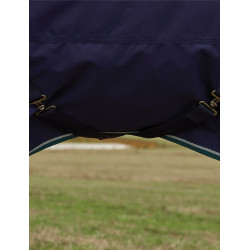 Weatherbeeta ComFiTec Plus Dynamic Regendecke 100 g High Neck Marine / Waldgrün Blau