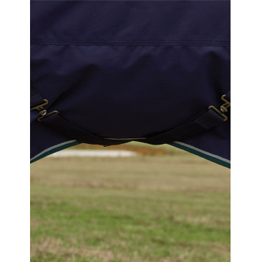 Weatherbeeta ComFiTec Plus Dynamic Regendecke 100 g High Neck Marine / Waldgrün Blau