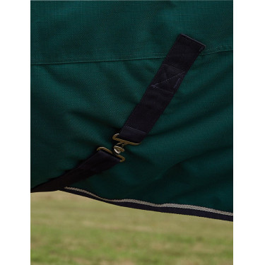 Weatherbeeta ComFiTec Plus Dynamic Regendecke 220 g mit hohem Hals Waldgrün / Marineblau Gr&amp;amp;amp;amp;amp;amp;amp;amp;