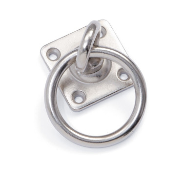 Drehbarer Befestigungsring mit Shires-Platte Metall Silber