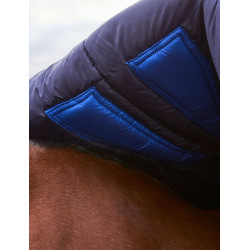 Weatherbeeta ComFiTec Plus Dynamic Regendecke 220 g mit hohem Hals Marine / Waldgrün Blau