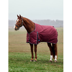 Weatherbeeta ComFiTec Prelim Turnout 220 g Decke Burgund / Marine
