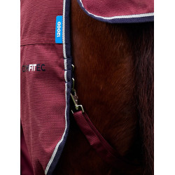Weatherbeeta ComFiTec Prelim Turnout 220 g Decke Burgund / Marine