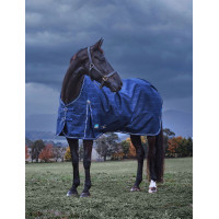 Weatherbeeta ComFiTec Prelim Turnout 220 g Decke Burgund / Marine Rot