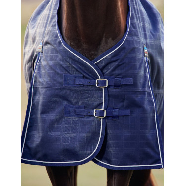 Weatherbeeta ComFiTec Prelim Turnout 220 g Decke Marineblauer Struktur-Plaid