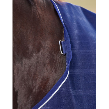 Weatherbeeta ComFiTec Prelim Turnout 220 g Decke Marineblauer Struktur-Plaid