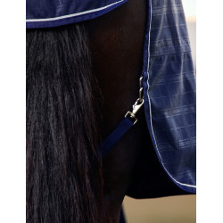 Weatherbeeta ComFiTec Prelim Turnout 220 g Decke Marineblauer Struktur-Plaid