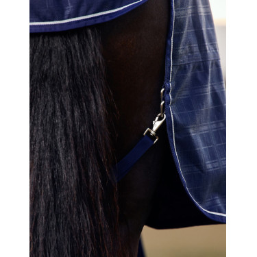 Weatherbeeta ComFiTec Prelim Turnout 220 g Decke Marineblauer Struktur-Plaid