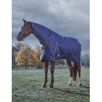 Weatherbeeta ComFiTec Prelim Turnout Combo 220 g Decke Burgund / Marine Rot