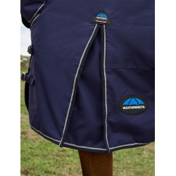 Weatherbeeta ComFiTec Prelim Turnout Combo 220 g Decke Marineblauer Struktur-Plaid