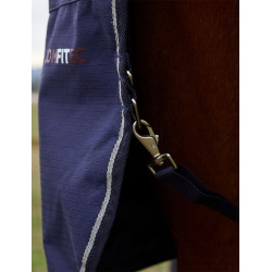 Weatherbeeta ComFiTec Prelim Turnout Combo 220 g Decke Marineblauer Struktur-Plaid