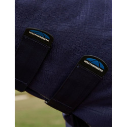 Weatherbeeta ComFiTec Prelim Turnout Combo 220 g Decke Marineblauer Struktur-Plaid