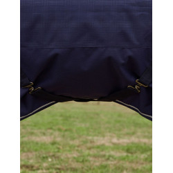 Weatherbeeta ComFiTec Prelim Turnout Combo 220 g Decke Marineblauer Struktur-Plaid