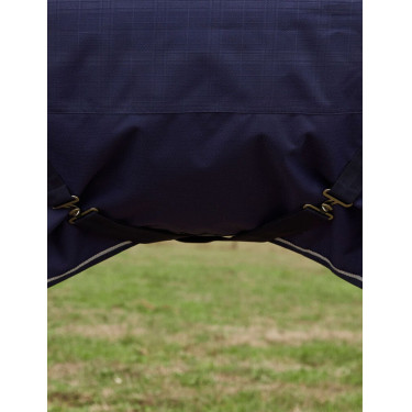 Weatherbeeta ComFiTec Prelim Turnout Combo 220 g Decke Marineblauer Struktur-Plaid