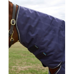 Weatherbeeta ComFiTec Prelim Turnout Combo 220 g Decke Marineblauer Struktur-Plaid
