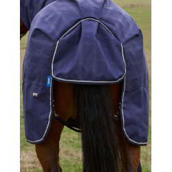 Weatherbeeta ComFiTec Prelim Turnout Combo 220 g Decke Marineblauer Struktur-Plaid