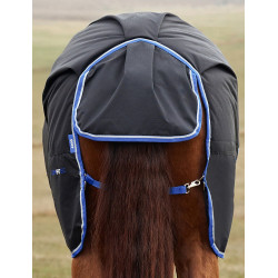 WeatherBeeta ComFiTec Tyro Turnout-Decke 220 g Schwarz / Kobaltblau