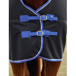 WeatherBeeta ComFiTec Tyro Turnout-Decke 220 g Schwarz / Kobaltblau