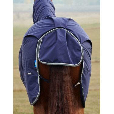 Weatherbeeta ComFiTec Tyro Turnout 220 g Combo-Decke für Pferde Marine / Anthrazit Marineblau